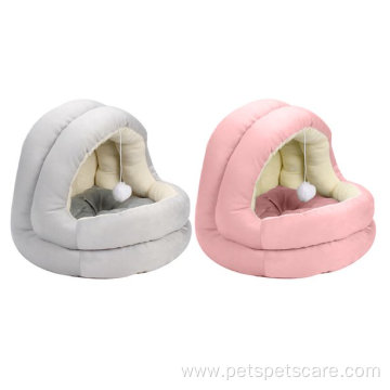 Dog Kennel Cave Hanging Ball Indoor Puppy House